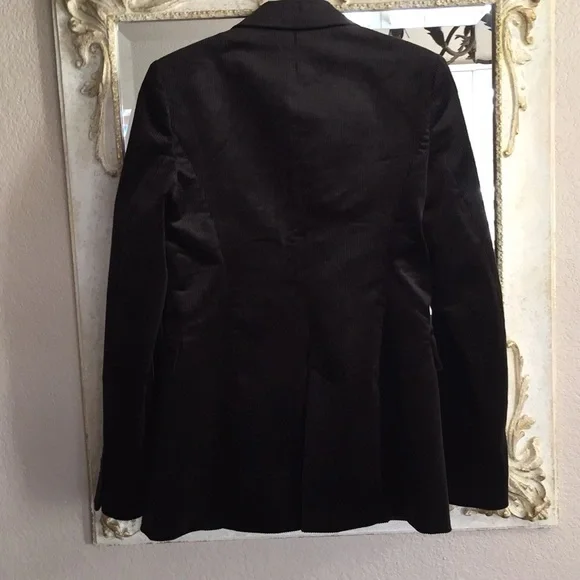 Zara Woman blazer. Smokey black corduroy. Size XS - Picture 3 of 4